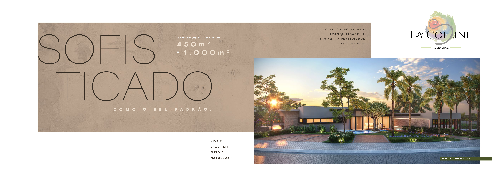 Terrenos de 450 a 1.000m² no La Colline, alto padrão em Sousas Campinas